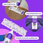 Swiffer PowerMop Multi-Surface Mopping Kit, Lavender, 10 pads + 2 refills - Image 11