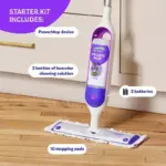 Swiffer PowerMop Multi-Surface Mopping Kit, Lavender, 10 pads + 2 refills - Image 12