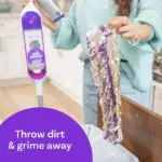 Swiffer PowerMop Multi-Surface Mopping Kit, Lavender, 10 pads + 2 refills - Image 2