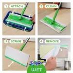 Swiffer Sweeper Wet Mopping Cloth Refills, Lavender, 64 ct. - Image 4