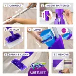 Swiffer WetJet Refill Pack, Lavender, 32 Pads + 2 Refills - Image 6