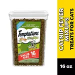TEMPTATIONS Cat Treats Variety Pack with Tasty Chicken Flavor, Catnip Fever, & Surfers' Delight, 16 oz., 3 tubs - Image 5
