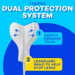 Tampax Pearl Super Plus, LeakGuard Protection, 50 ct., 2 pk. - Image 6
