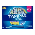Tampax Pearl Tampons Trio Pack, Unscented, 86 ct. - Image 7