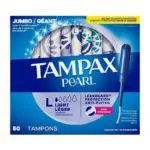 Tampax Pearl with LeakGuard Braid, Light, 50 ct., 2 pk. - Image 9