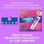 Tampax Radiant Tampons Trio Pack, Unscented, 77 ct. - Image 4
