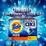 Tide PODS Laundry Detergent Pacs, 4-in-1 Ultra Oxi, 104 ct. - Image 6