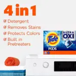Tide PODS Laundry Detergent Pacs, 4-in-1 Ultra Oxi, 104 ct. - Image 9
