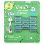 Venus Extra Smooth Women's Razor, 5 Blades, 1 Handle + 11 Cartridges - Image 5
