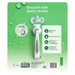 Venus Extra Smooth Women's Razor, 5 Blades, 1 Handle + 11 Cartridges - Image 6