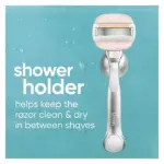 Venus MoistureGlide Women's Razor, 5 Blade, Handle + 10 Cartridges - Image 4