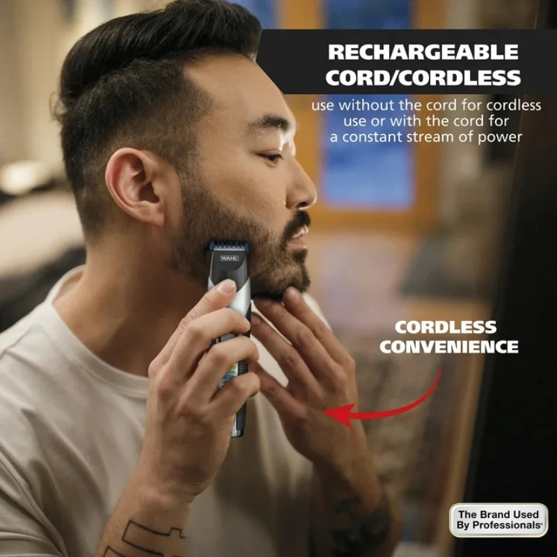 Wahl Color Pro Cord/Cordless Rechargeable Hair, Beard Trimmer for Men - 9891-100 - Image 2