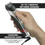 Wahl Color Pro Cord/Cordless Rechargeable Hair, Beard Trimmer for Men - 9891-100 - Image 9