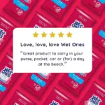 Wet Ones Antibacterial Hand Wipes, Fresh Scent & Lavender, 20 ct., 7 pk. - Image 3