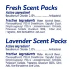 Wet Ones Antibacterial Hand Wipes, Fresh Scent & Lavender, 20 ct., 7 pk. - Image 4