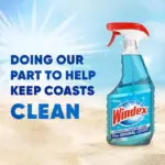 Windex Original Glass Cleaner, 1 spray bottle + 128 fl. oz. Refill - Image 3