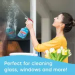 Windex Original Glass Cleaner, 1 spray bottle + 128 fl. oz. Refill - Image 4