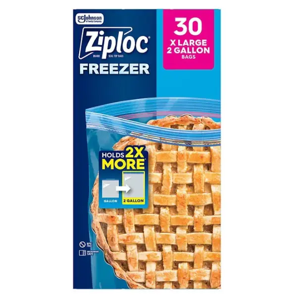 Ziploc 2-Gallon Seal Top Freezer Bags, 30 ct.