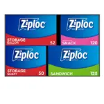 Ziploc Easy Open Bags Variety Pack with New Stay Open Design, 347 ct. - Image 5