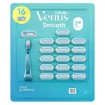 Venus Original Smooth Women's Razor, 3 Blade, Handle + 16 Cartridges - Image 8