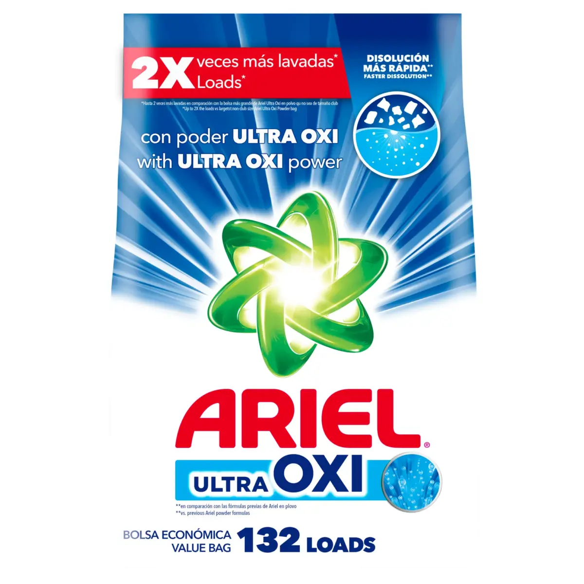 Ariel Ultra Oxi Powder Laundry Detergent - Original Scent, 132 loads/211 oz. - Image 4