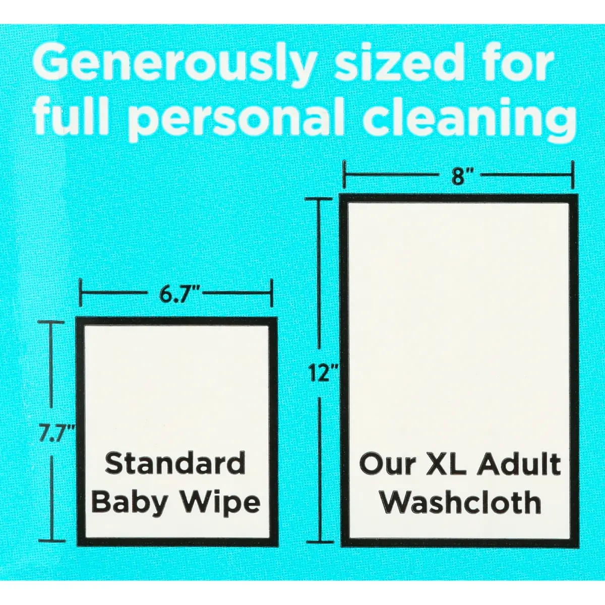 Assurance Premium XL Washcloths for Adults, Disposable & Pre-Moistened (192 Count) - Image 12