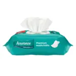 Assurance Premium XL Washcloths for Adults, Disposable & Pre-Moistened (192 Count) - Image 3