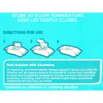 Assurance Premium XL Washcloths for Adults, Disposable & Pre-Moistened (192 Count) - Image 9