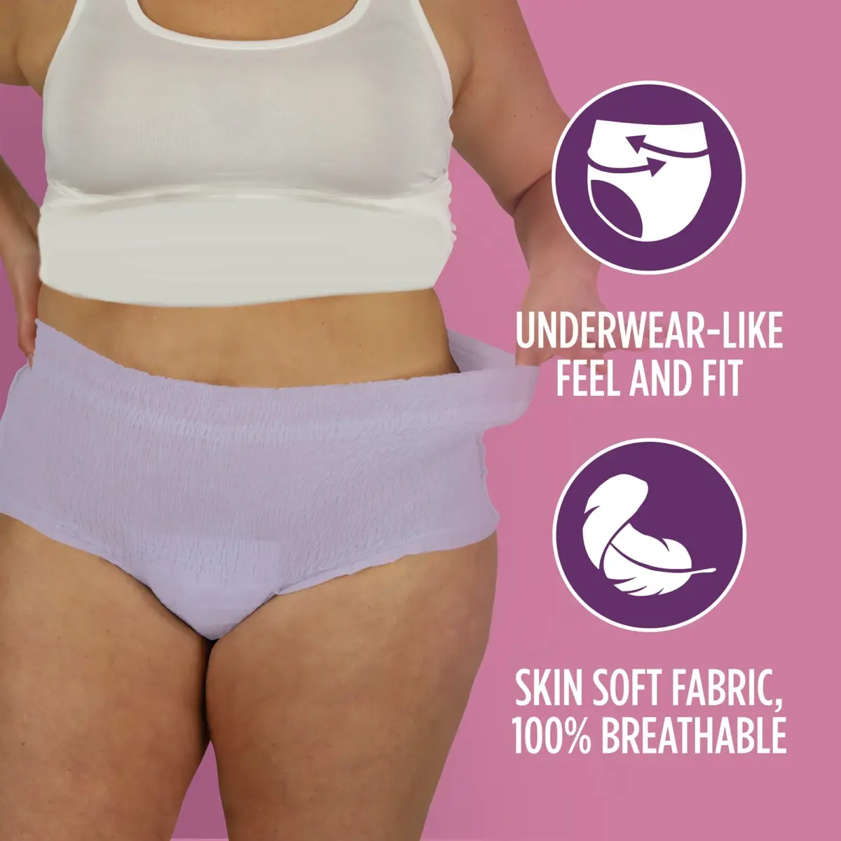 Assurance Women's Incontinence & Postpartum Underwear, XL , Maximum Absorbency (54 Count) - Image 2