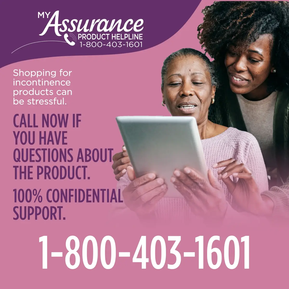 Assurance Women's Incontinence & Postpartum Underwear, XL , Maximum Absorbency (54 Count) - Image 3