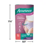 Assurance Women's Incontinence & Postpartum Underwear, XL , Maximum Absorbency (54 Count) - Image 5