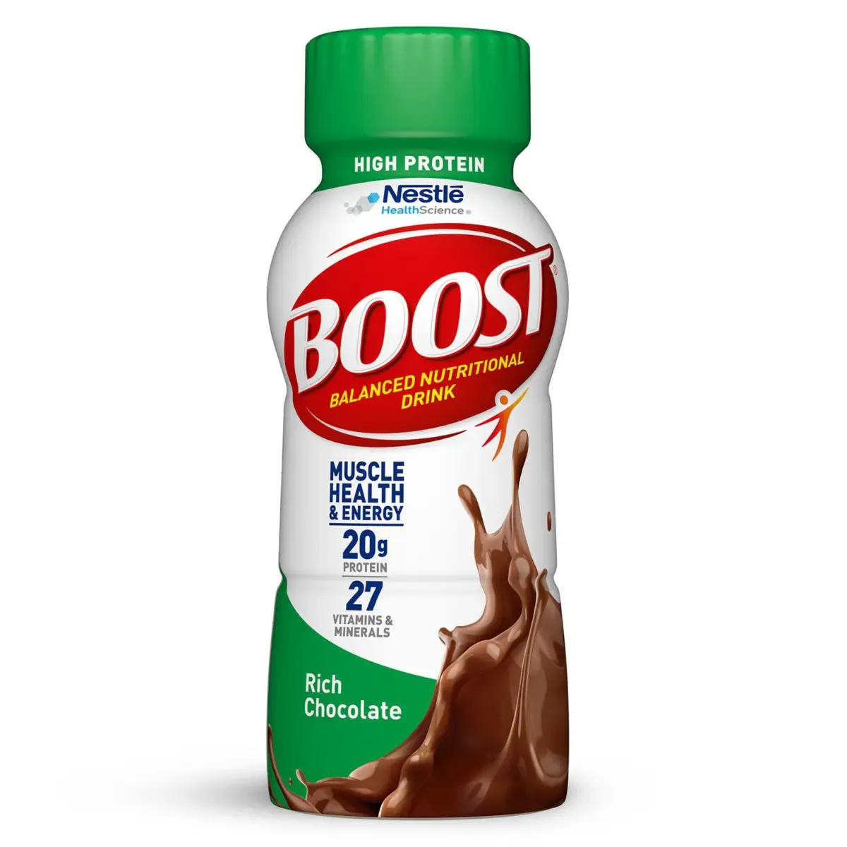 BOOST 20g High Protein Nutritional Drink, Chocolate 8 fl. oz., 28 ct. - Image 3