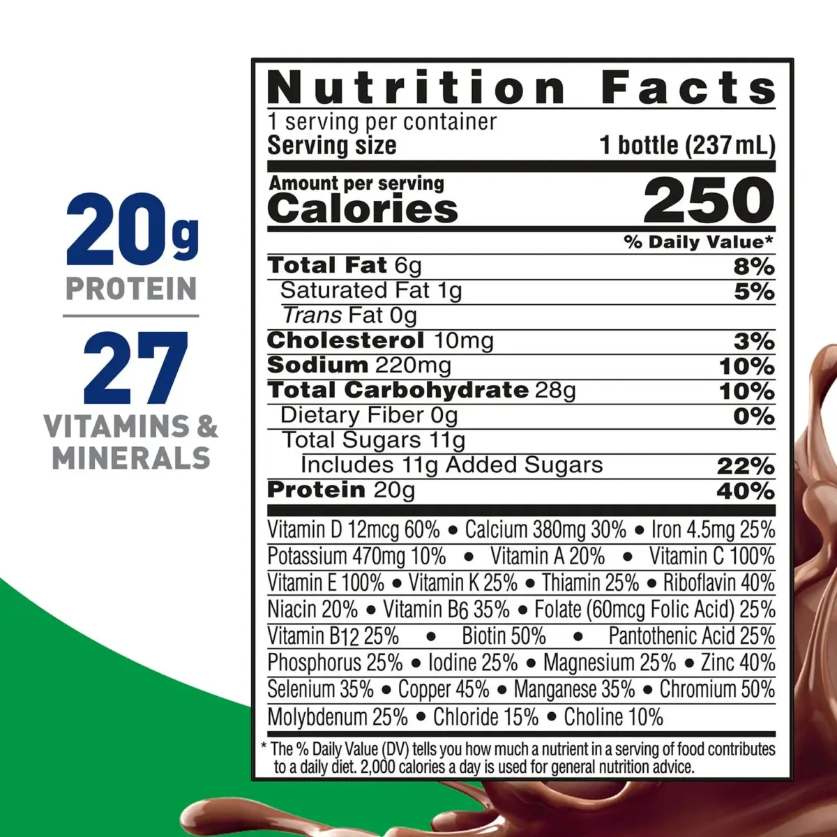 BOOST 20g High Protein Nutritional Drink, Chocolate 8 fl. oz., 28 ct. - Image 5