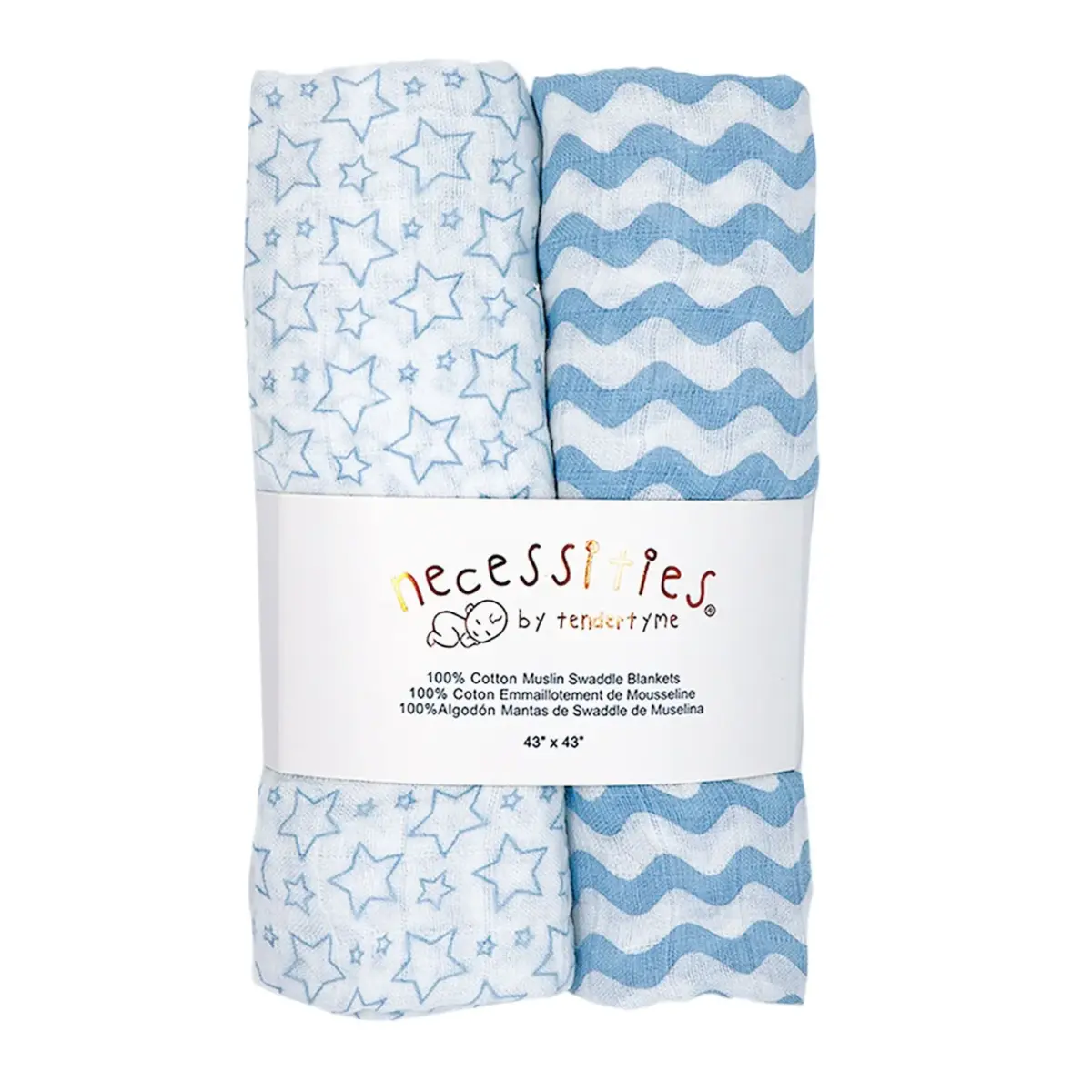 Baby Mode 7 Piece Baby Blanket Bundle, Choose Color - Image 5
