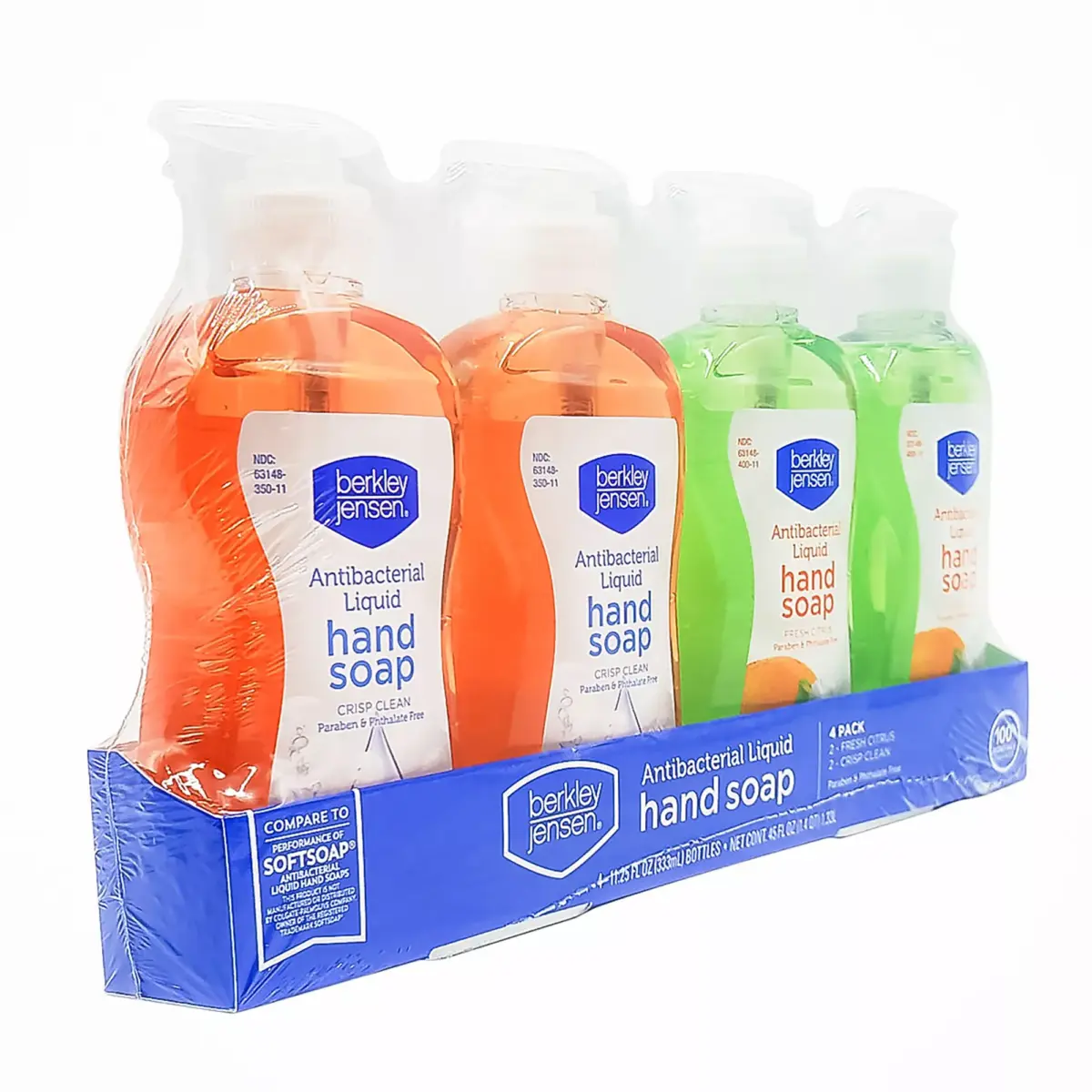 Berkley Jensen Antibacterial Liquid Hand Soap, 4 pk./11.25 fl. oz. - Image 2