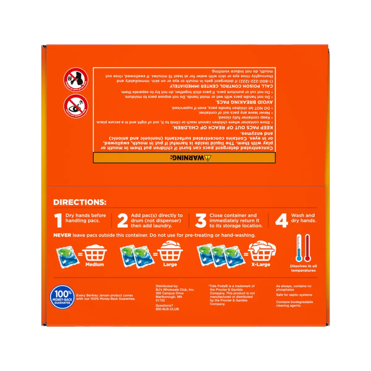 Berkley Jensen Ultra Laundry Pacs - Spring Fresh Scent, 132 ct. - Image 6