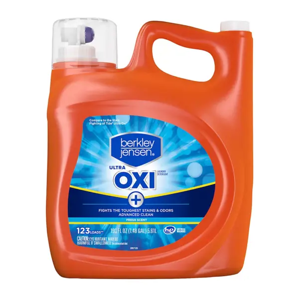 Berkley Jensen Ultra Oxi Liquid Laundry Detergent - Fresh Scent, 123 loads/190 oz.