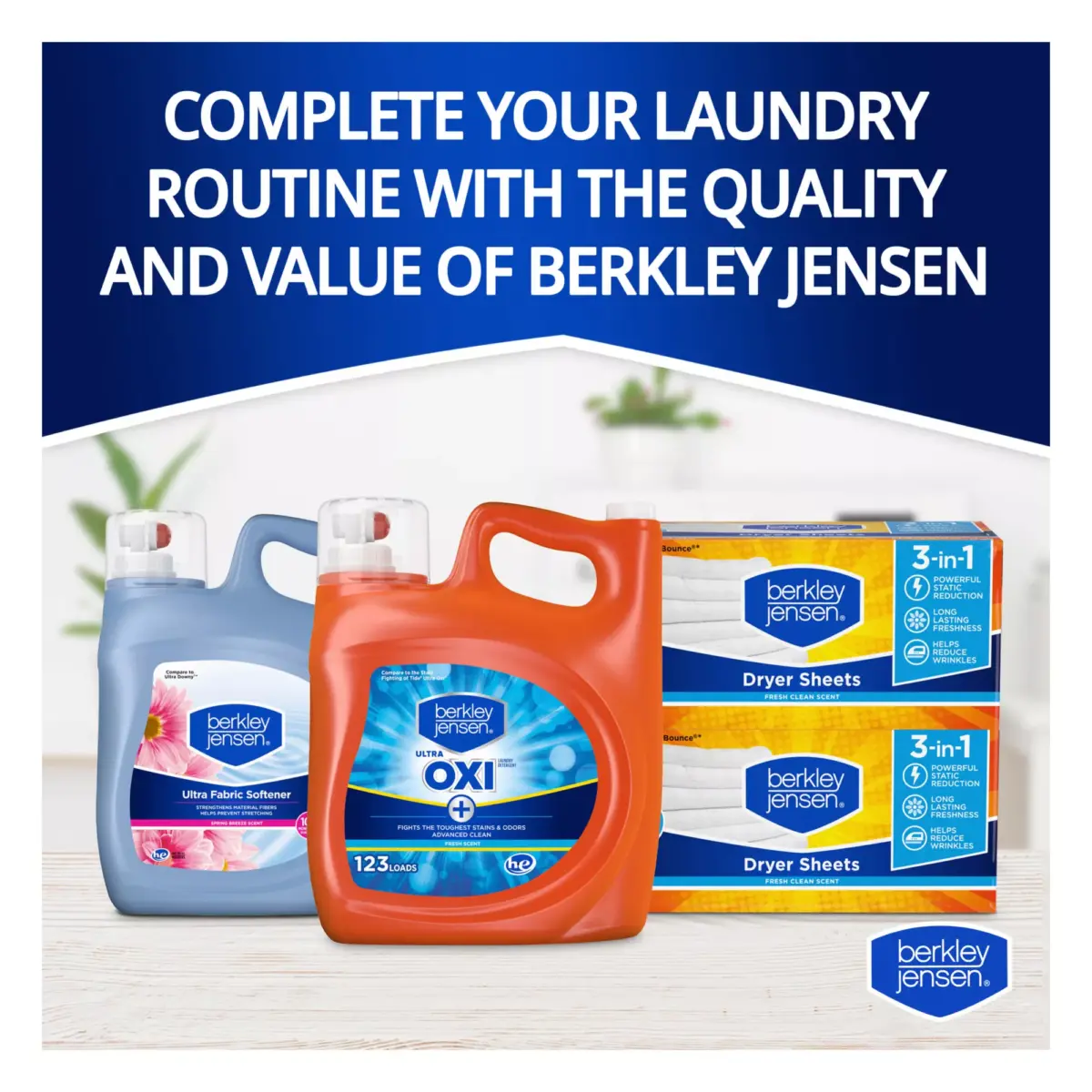 Berkley Jensen Ultra Oxi Liquid Laundry Detergent - Fresh Scent, 123 loads/190 oz. - Image 7