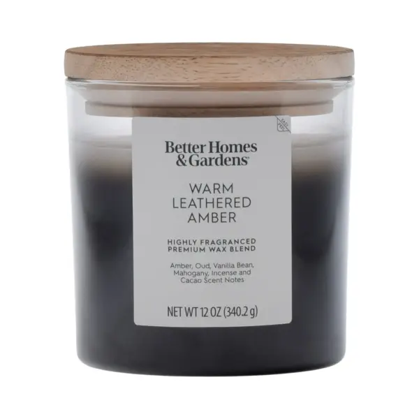 Better Homes & Gardens Salted Honey and Vanilla Scented 2-Wick Ombre Jar Candle 12oz