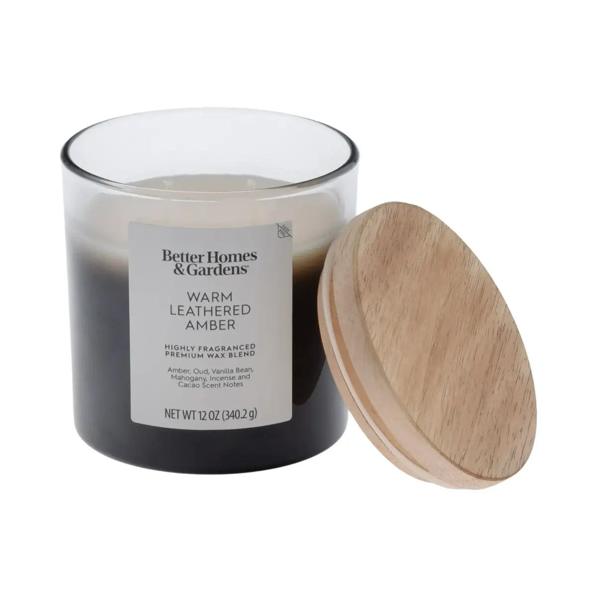 Better Homes & Gardens Salted Honey and Vanilla Scented 2-Wick Ombre Jar Candle 12oz - Image 8