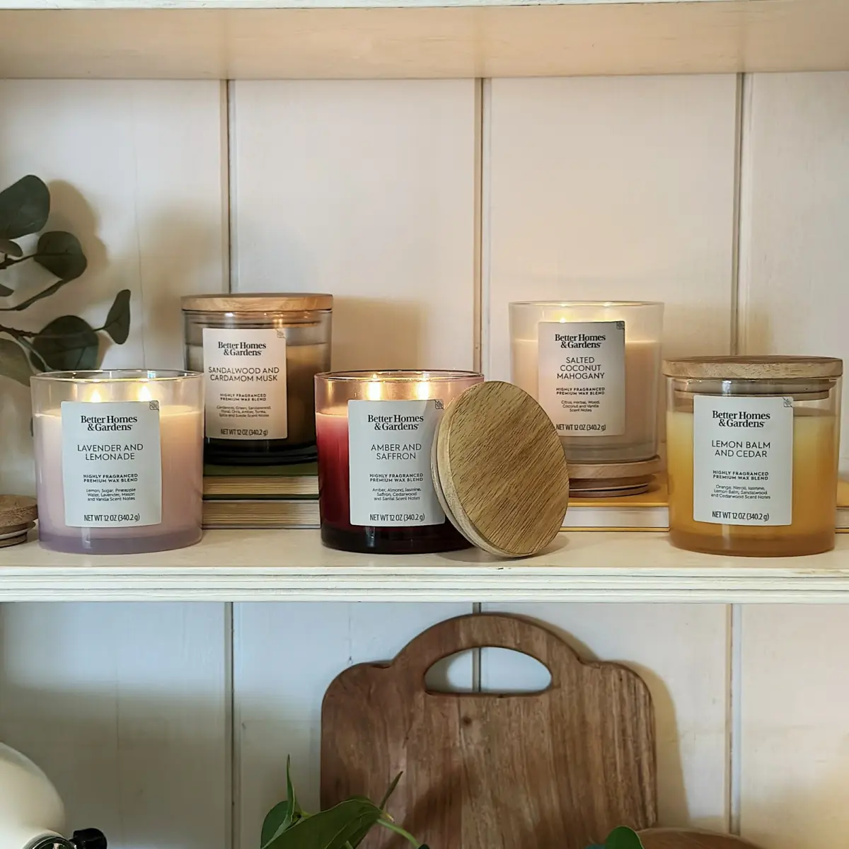 Better Homes & Gardens Salted Honey and Vanilla Scented 2-Wick Ombre Jar Candle 12oz - Image 3
