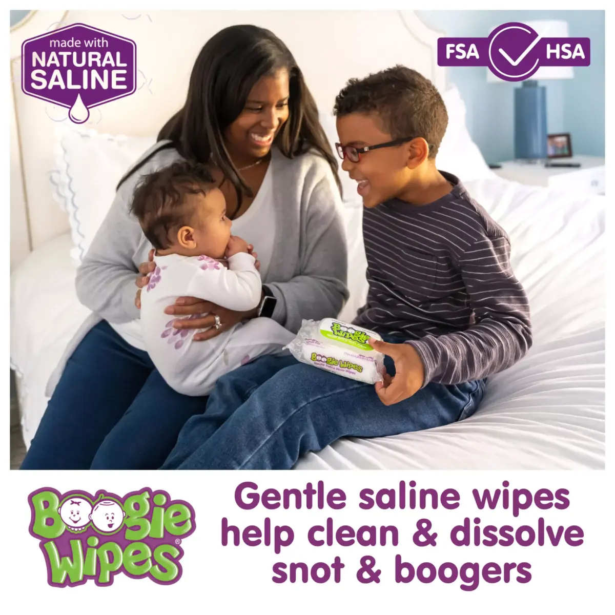 Boogie Wipes Unscented Gentle Nose Wipes, 4 pk./180 ct. - Image 4