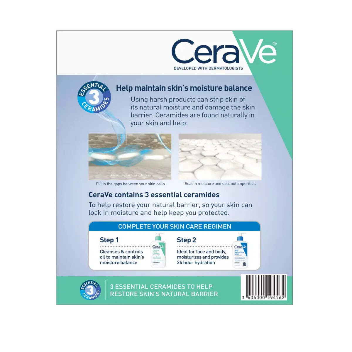 CeraVe Foaming Cleanser, 2 pk./12 oz. - Image 2