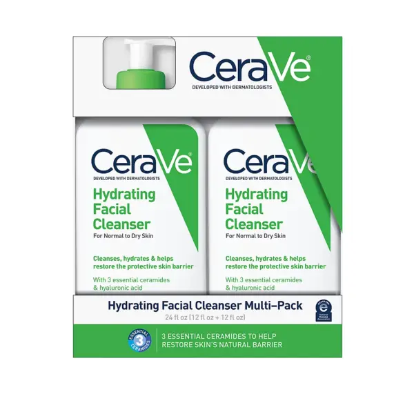 CeraVe Hydrating Cleanser, 2 pk./12 oz.