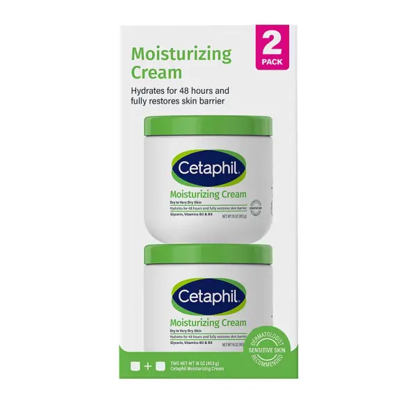Cetaphil Moisturizing Cream, 2 pk./16 oz.