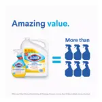 Clorox Disinfecting All Purpose Cleaner - Crisp Lemon, 32 oz. Spray & 180 oz. Refill - Image 9
