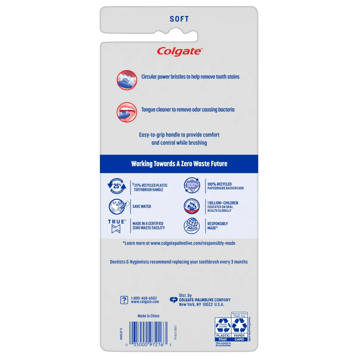 Colgate Extra Clean Flexible Grip Adult Manual Toothbrush, Medium, 4 Pack - Image 9