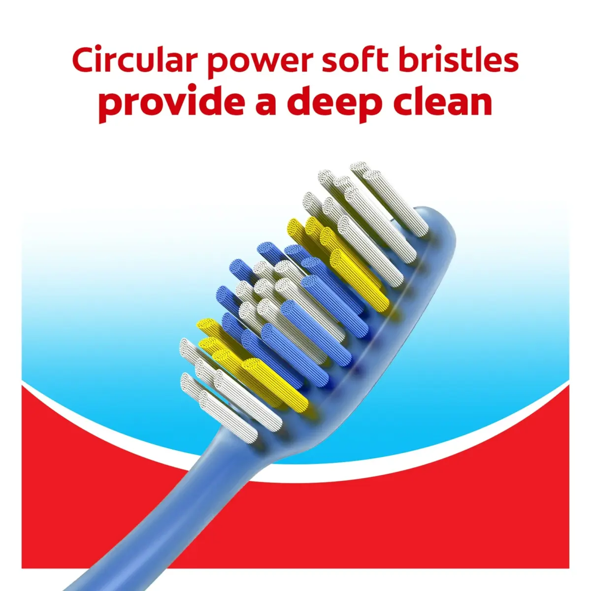 Colgate Extra Clean Flexible Grip Adult Manual Toothbrush, Medium, 4 Pack - Image 7