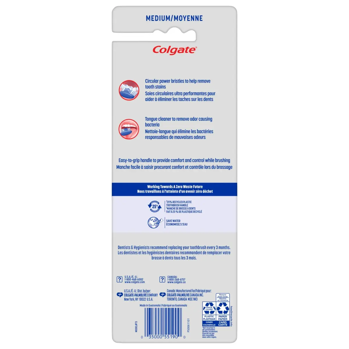 Colgate Extra Clean Full Head Adult Manual Toothbrush, Soft, 4 Pack - Image 6