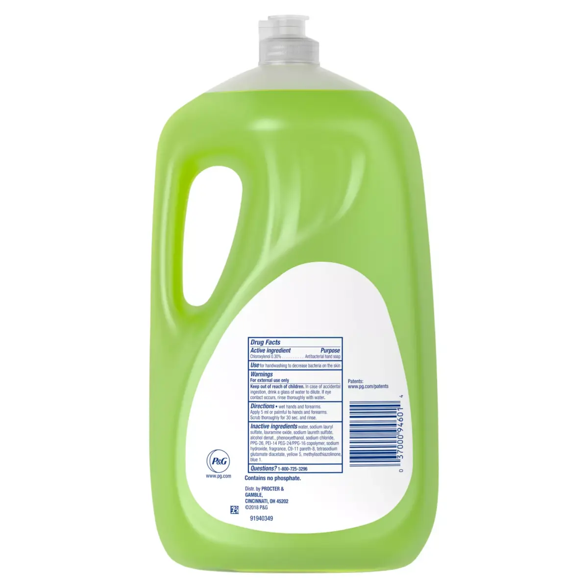 Dawn Ultra Antibacterial Dishwashing Liquid - Apple Blossom, 90 fl. oz. - Image 2